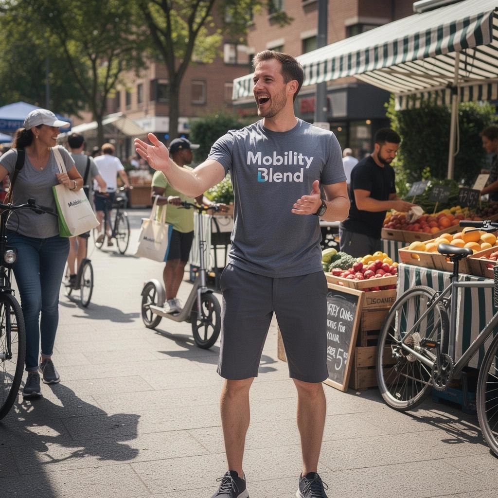 Zadovoljni muškarac nakon treninga, pije čaj za oporavak zglobova.